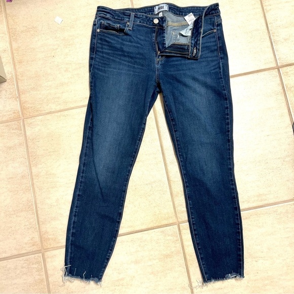 PAIGE Plus Verdugo Ultra Skinny Ankle Jeans Dark washed women’s size 32 - Picture 3 of 11